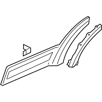 Ford 2L8Z-7825556-HAB Panel Assembly - Outside Finish