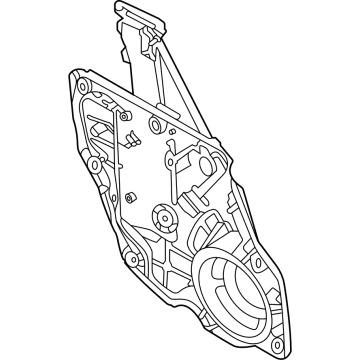 LJ7Z-5827008-C Ford Regulator - Window - Less Motor Illustration 1 of 1