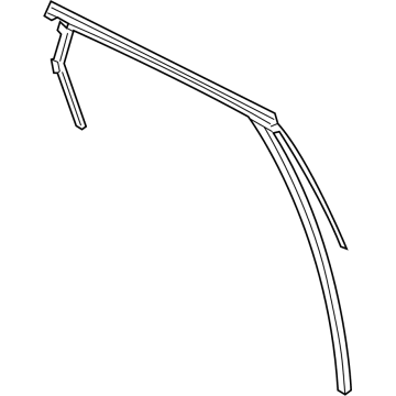Lincoln LJ7Z-7825766-B Run - Door Glass