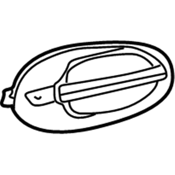 Mercury 3F2Z-1722404-AAH Handle Assembly - Door