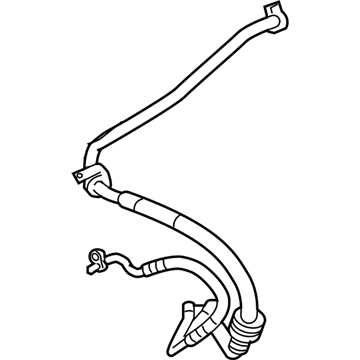 Mercury 6E5Z-19D734-AB Tube - Compressor To Manifold