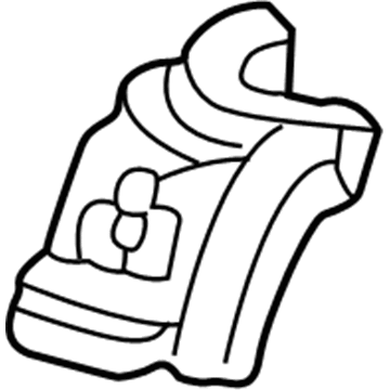 Ford F57Z-13602A04-A Reinforcement - Seat Belt