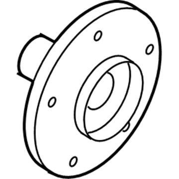 Ford 6L8Z-1109-BA Hub Assembly - Wheel