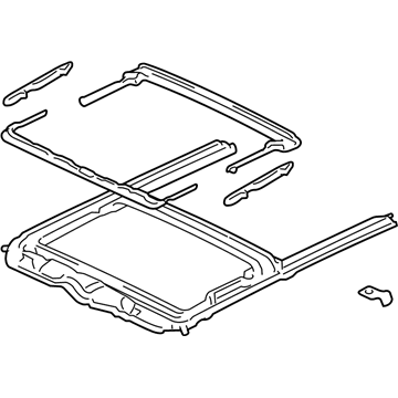 Mercury 4G1Z-5451070-AA Rail Assembly - Roof