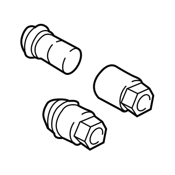 Ford EK4Z-1A043-A Nut - Wheel