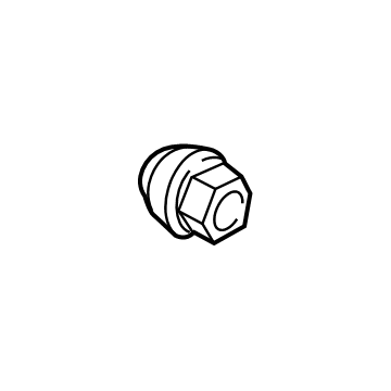 Ford ACPZ-1012-B Nut - Wheel