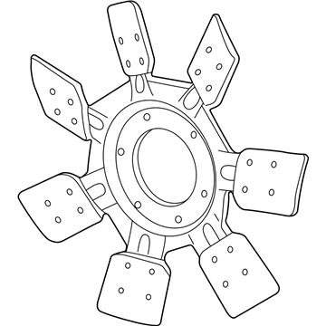 Ford F81Z-8600-MA Fan Assembly