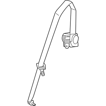 Ford JL3Z-16611B64-CA Seat Belt Assembly