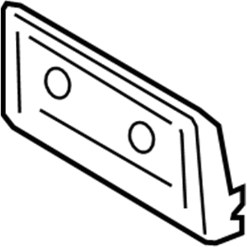 Lincoln DP5Z-17A385-AA Bracket - License Plate