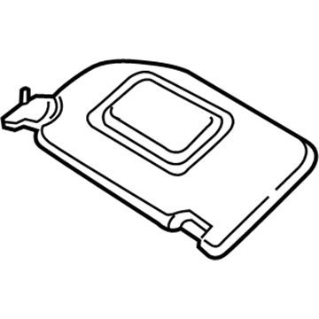 Ford GN1Z-5804104-RA Visor Assembly - Sun