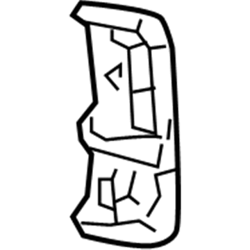 Ford 4L3Z-16278B10-AA Extension - Quarter Panel Rear