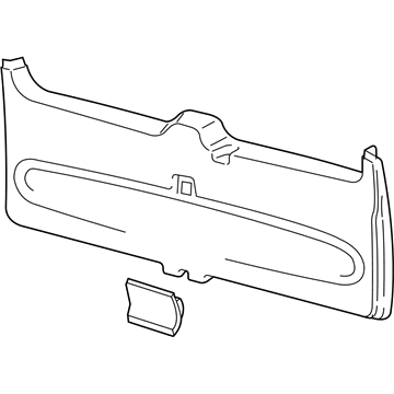 9L1Z-7846404-AA Ford Trim Panel, Rear Illustration 1 of 1