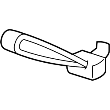 5L7Z-78434A14-AAA Ford Pull Handle, Charcoal, Rear Illustration 1 of 1