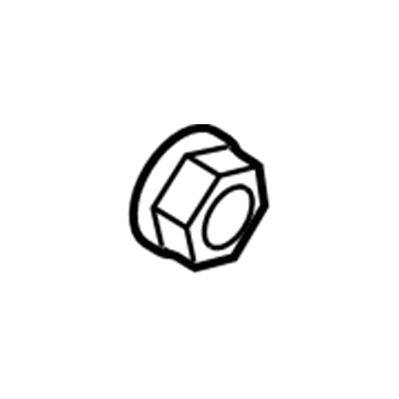 Ford -W520202-S437 Nut - Hex. - Flanged