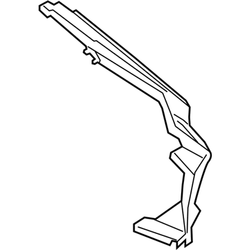 Lincoln EJ7Z-7845114-B Trough - Luggage Compartment Drain