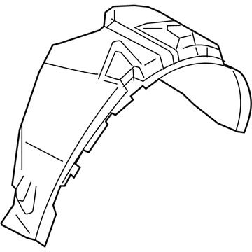 Lincoln EJ7Z-78278B50-B Filler - Quarter Panel