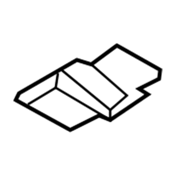 Ford 5F9Z-7447076-AB Spare Bracket 5F9Z-7447076-AB Ford Spare Bracket Illustration 1 of 1