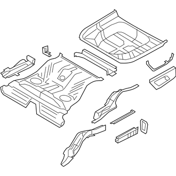 Ford Taurus Floor Pan - DG1Z-5411215-A