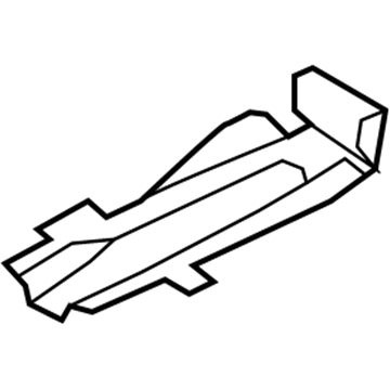Ford AG1Z-54101C42-A Support Plate, Passenger Side AG1Z-54101C42-A Ford Support Plate, Passenger Side Illustration 1 of 1