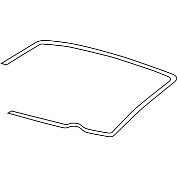 Ford E6DZ-7429710-B Glass - Body Side Panel