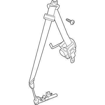Ford PR3Z-76611B08-NA Pretensioner - Seat Belt Retractor