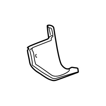 F87Z7802345AAA Ford Cowl Trim, Prairie Tan, Driver Side Illustration 1 of 1