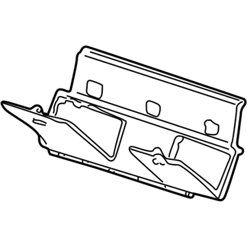 1L5Z-3540374-CAB Ford Back Panel Trim Illustration 1 of 1