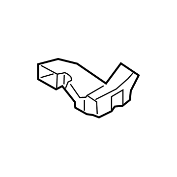 Ford DT1Z-18491-A Duct - Heater Outlet