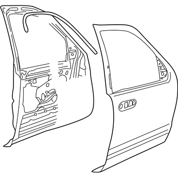 Lincoln 2C5Z-7820124-AA Door Assembly - Front