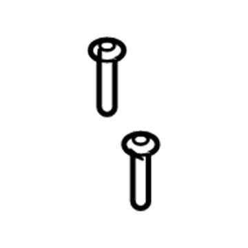 Ford 3F2Z-17610A16-AAB Headrest Guide, Center 3F2Z-17610A16-AAB Ford Headrest Guide, Center Illustration 1 of 1