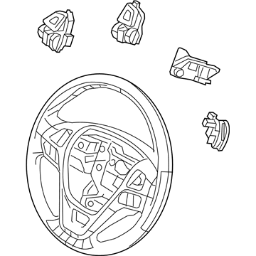 Ford DG1Z-3600-AA Wheel Assembly - Steering