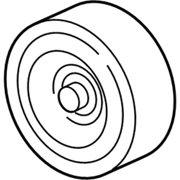 Mercury 6L2Z-6C348-A Pulley