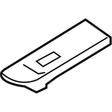 9L3Z-14528-KA Ford Switch Housing, Charcoal, Rear Passenger Side Illustration 1 of 1