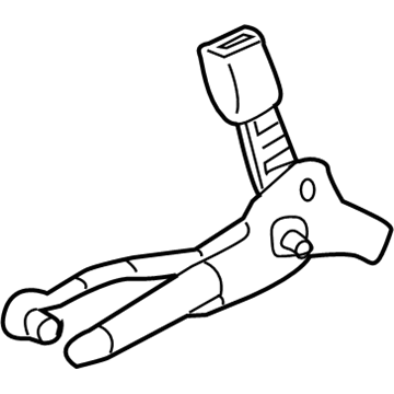 Mercury 9L8Z-7861203-BA Pretensioner - Seat Belt Buckle
