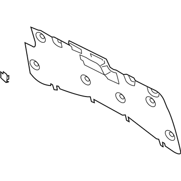 Lincoln EJ7Z-16738-A Insulator - Hood