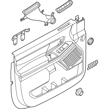 SL1Z-4023942-AA Ford Panel - Door Trim Lower Illustration 1 of 1