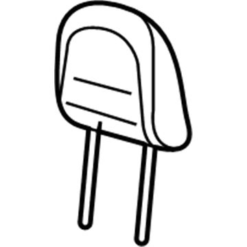 Mercury 3F2Z-17611A09-BAA Head Rest Assembly
