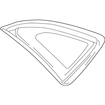 Lincoln FA1Z-5829710-G Glass - Quarter Window