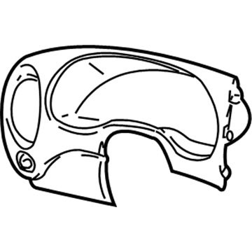 Ford E-250 Dash Panel Vent Portion Covers - 6C2Z-15044D70-BAB