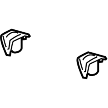 Ford BK3Z-6131112-AH Trim Assembly - Quarter Upper