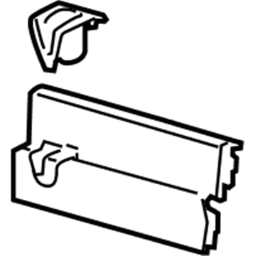Ford CK4Z-61311A59-DC Trim - D Pillar