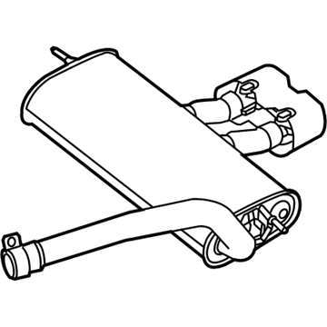 Ford CV6Z-5A289-F Muffler Assembly - Rear