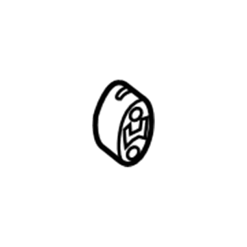 CV6Z-5A262-C Ford Rear Muffler Insulator, Rubber Illustration 1 of 1