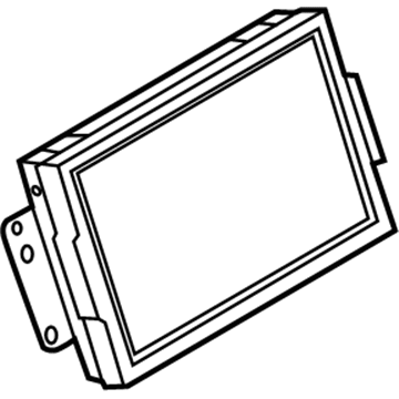 Ford BB5Z-10D885-AC Display Unit BB5Z-10D885-AC Ford Display Unit Illustration 1 of 1