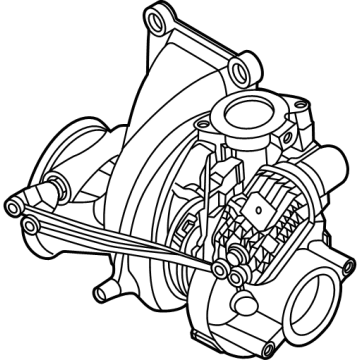 Lincoln P2GZ-6K682-B Turbocharger Assembly