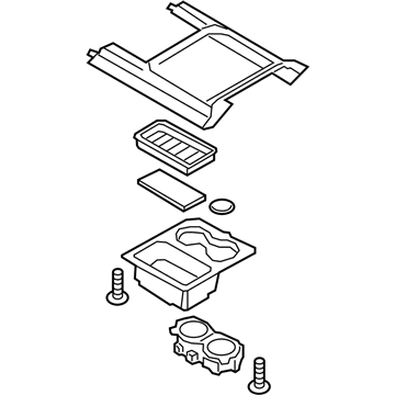 Ford Center Console Base - HC3Z-25045A76-FA
