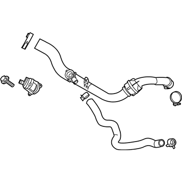 Lincoln L1MZ-6F072-B Tube - Air Inlet