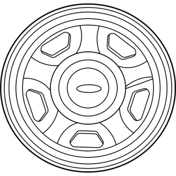 Ford BC3Z-1015-D Wheel Assembly