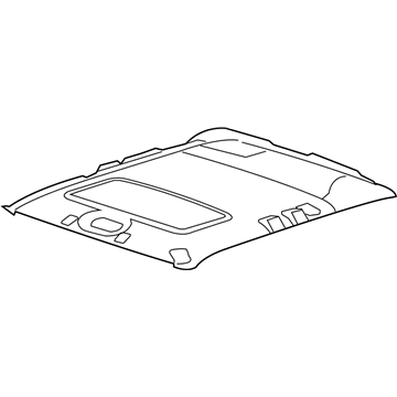 Ford 8C3Z-2651944-AA Panel - Roof Trim - Centre