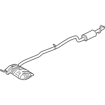 Ford 6F2Z-5230-AB Muffler And Pipe Assembly